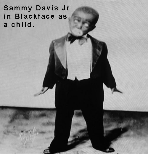 Sammy Davis in Blackface