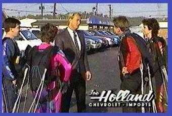 Eric, Melissa , Jerry & Pam as stars of the Joe Holland TV commercial