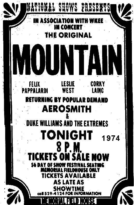 Rock Shows in Charleston WV