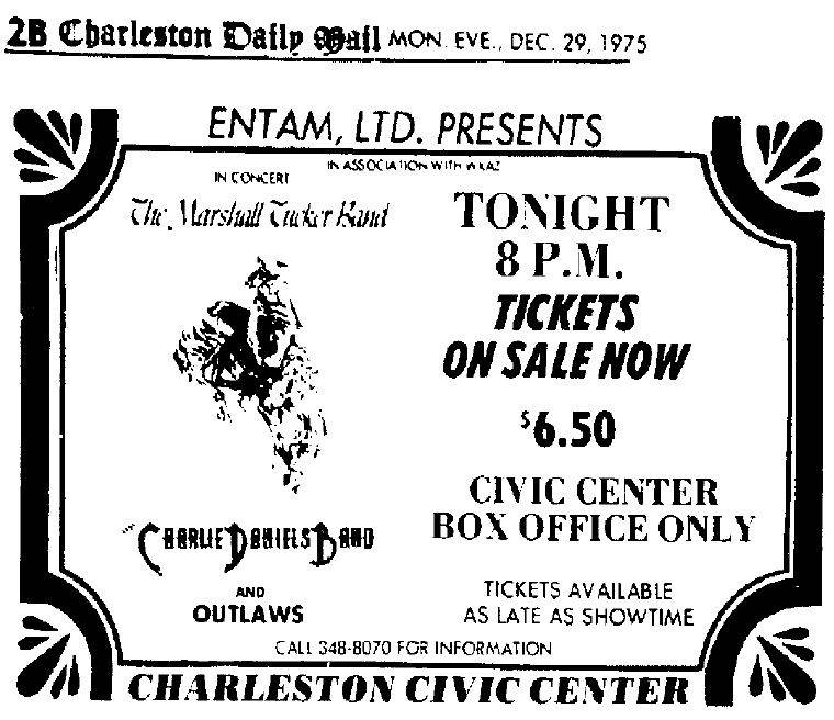 Rock Shows in Charleston WV