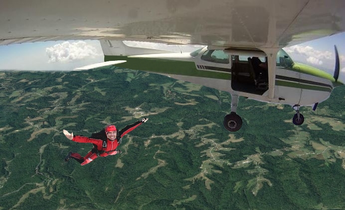 Camp Bronco Junction Skydive