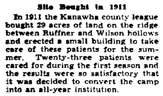 HILLCREST TUBERCULOSIS SANITARIUM