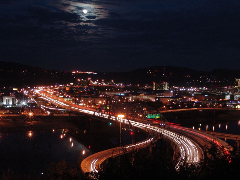 Charleston WV At Night