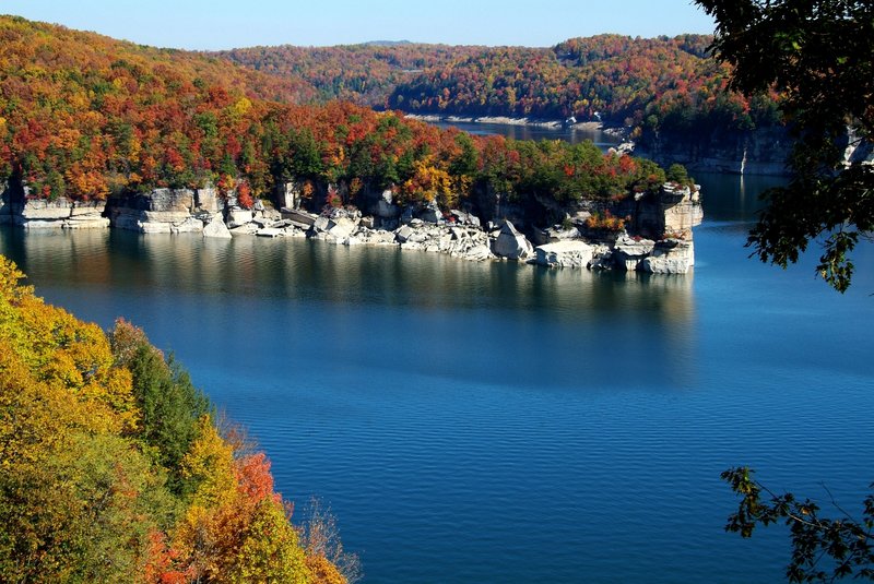 Summersville Lake In Summer