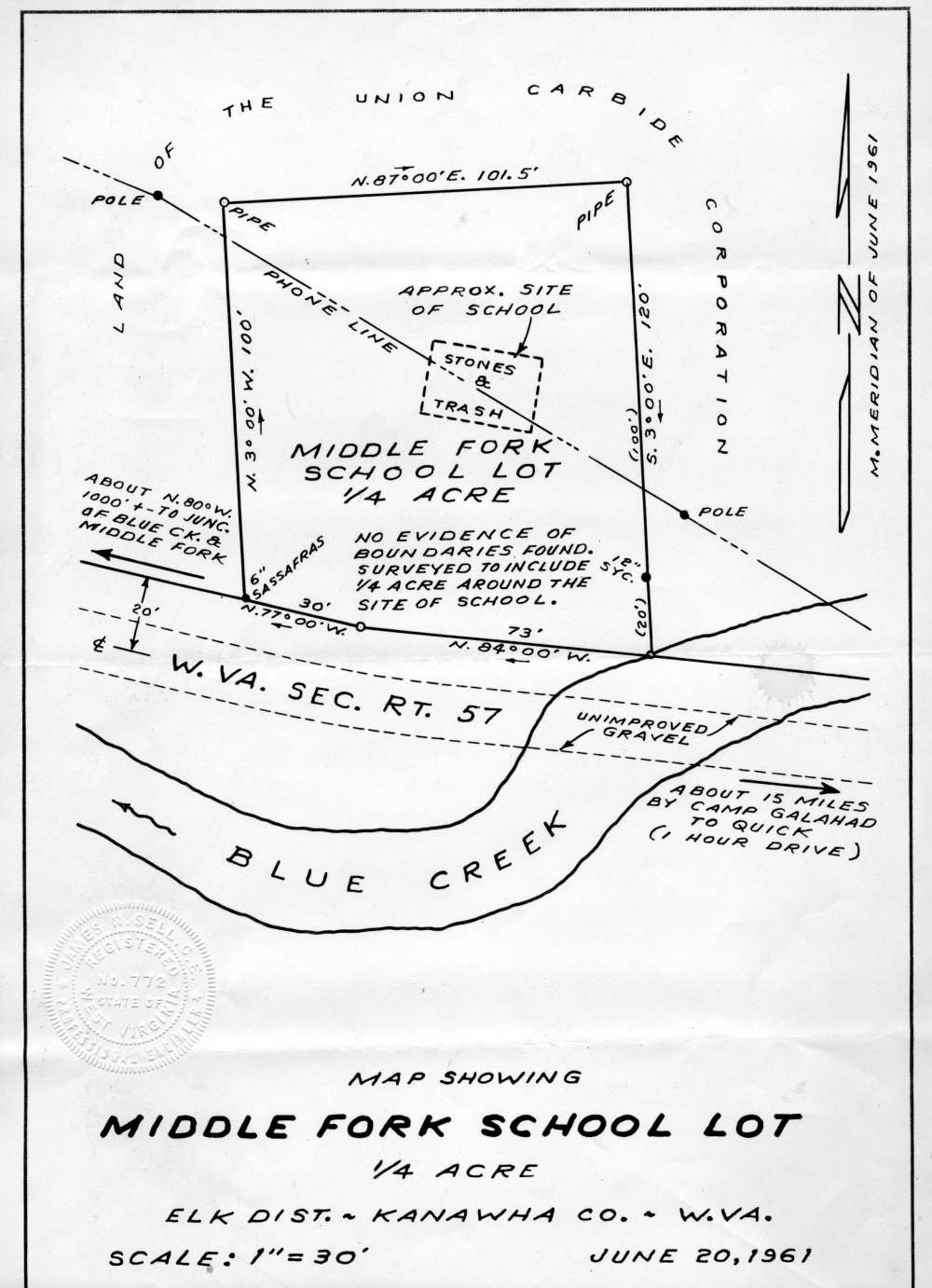 Middlefork School Map