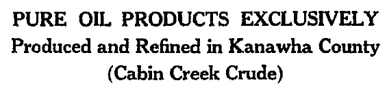 Cabin Creek Pure Oil