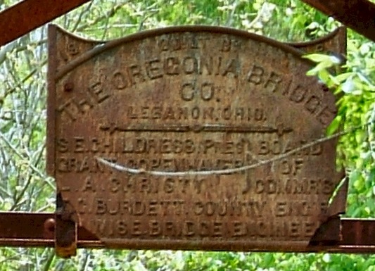 Coal River Bridge Plate