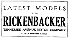 Charleston Auto Dealers in 1925